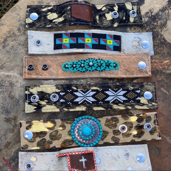 Genuine 💯 Cowhide Cuffs - Picture 9 of 16